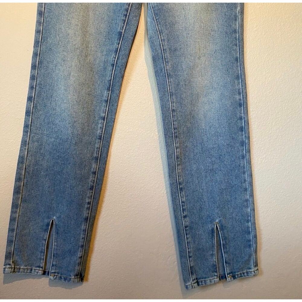 NWT Commense Split Hem Straight Leg Jeans Sz Small - Picture 5 of 6